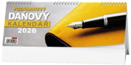 BALOUŠEK TISK Tax notebook 2026, 28,5 × 10,4 cm - Desk Calendar