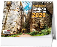 BALOUŠEK PRINT 2026 Getting to know the Czech Republic - Desk Calendar