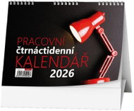 BALOUŠEK PRINT Working fortnight 2026, 21 × 15 cm - Desk Calendar