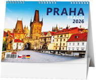 BALOUŠEK Print Prague 2026, 21 × 15 cm - Desk Calendar