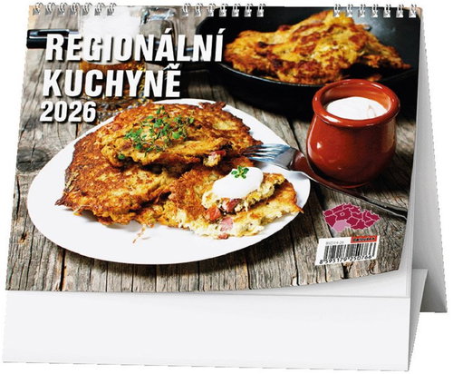 BALOUŠEK Print Regional cuisine 2026, 21 × 15 cm - Desk Calendar - Main image