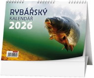 BALOUŠEK Fishing print 2026, 21 × 15 cm - Desk Calendar