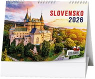 BALOUŠEK Print Slovesnko 2026, 21 × 15 cm - Desk Calendar
