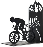 Balvi Bookstop Cyclist 27811, black - Book Stopper