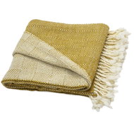 Balkanova Wool blanket Kostadina merino - yellow 200x150cm - Blanket