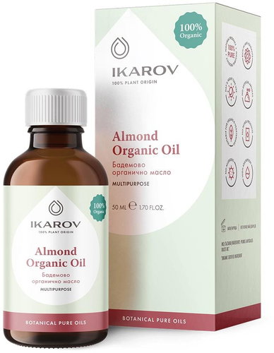 Ikarov Natural almond oil 100% organic 50 ml - Massage Oil - Main image