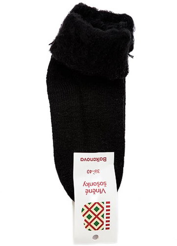 Balkanova Wool socks "lentils" - black black - Socks - Main image