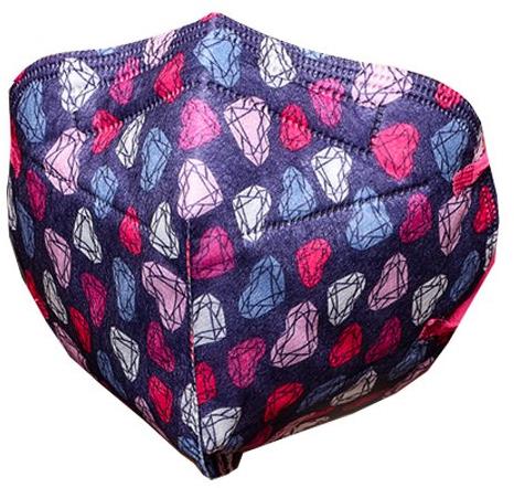 Ballerina Czech NanoRespirator FFP2 - Hearts #62 - Respirator - Main image