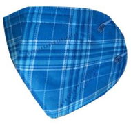 Ballerina Bohemian NanoRespirator FFP2 - Blue Checkered No.268 - Respirator