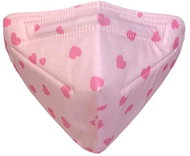 Ballerina Czech NanoRespirator FFP2 - Pink hearts #15 - Respirator