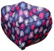 Ballerina Czech NanoRespirator FFP2 suitable for children - Hearts #62 - Respirator