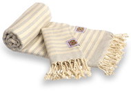 Balkanova – Bavlněná osuška a ručník Portokala VII - pomněnkově modrá sada  - Towel Set