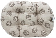 Bama Polštář do pelíšku pro kočky a psy NIDO béžový se vzorem tlapek, 90 cm - Dog Pillow
