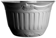 BAMA Gerla hanging planter, anthracite, 32 cm, set of 2 - Flower Pot