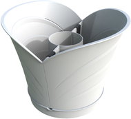 BAMA Flowerpot Tulipano, white, set of 4 - Flower Pot