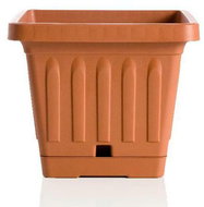 BAMA Flowerpot with bowl Terra 40 × 40 cm, terracotta - Flower Pot