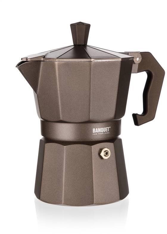 BANQUET CAMPI Dark Brown, 6 csésze