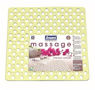 Bama Anti-slip shower mat 53 × 53 cm, beige - Non Slip Bath Mat