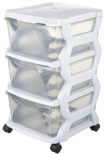 BAMA Shelf INSIEME 3, white - Storage Box - Main image
