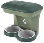 Bama Dog bowls for hanging on the wall Maxi green-grey - Dog Bowl