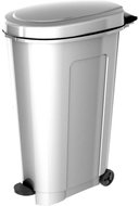 Bama Fusto Container 100 l plastic silver - Rubbish Bin