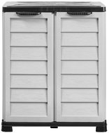BAMA Garbage bag cabinet Riponi, grey/black - Garden Storage Cabinet