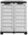 Garbage bag cabinet Riponi, grey/black