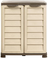 BAMA Riponi garbage bag cabinet, beige/brown - Garden Storage Cabinet
