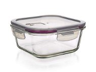 BANQUET LORA 750ml with Lid, Burgundy, Glass - Container