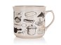BANQUET Big Ceramic Mug RETRO 700ml, 6 pcs - Mug