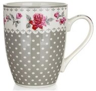 BANQUET Ceramic Mug ROSA 340ml, Grey, 6 pcs - Mug