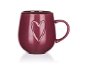 BANQUET HEART 500ml, Burgundy, 6 pcs - Mug