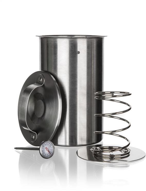 Bankett Rozsdamentes acél sonkafőző AKCENT 19 x 10 cm, 1,3 l
