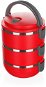 BANKETT Plastikschüssel CULINARIA Rot 2,1l, 3 Teile - Lunchbox