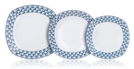 BANQUET LOUNGE Dining set 18pcs Square - Dish Set - Main image