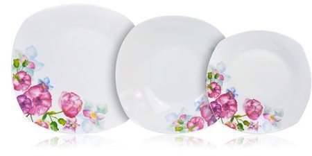 BANQUET Dining set square DOLORES 18pcs - Dish Set - Main image