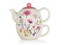 BANQUET DAISY, Ceramic with Cup - Teapot