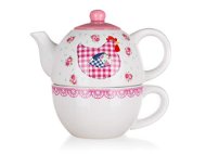 BANQUET HEN, Ceramic Teapot with Cup - Teapot