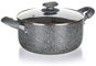 Pot BANQUET GRANITE PR 18x8.5cm, with glass lid - Kastrol