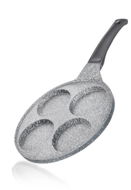 BANQUET Pánev na 4 lívance GRANITE Grey 26 cm - Pancake Pan