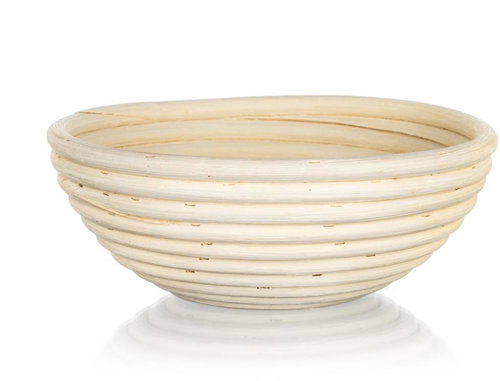 BANQUET NATURAL Gärkörbchen 21 × 21 × 7,5 cm, rund mit Kleeblattmuster für das Brotbacken - Gärkörbchen - Hauptbild