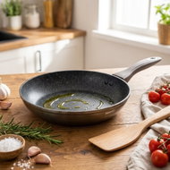 BANQUET Non-stick pan METALLIC PLATINUM 24 × 4,8 cm - Pan