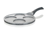 BANQUET GRANITE Grey Frying pan for 4 Pancakes 26cm - Pancake Pan