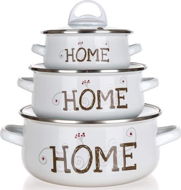 BANQUET HOME Coll. Set of Enamel Dishes, 6 pcs - Cookware Set