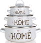 BANQUET Emailliertes Topf-Set HOME Collection, 6-teilig - Topfset