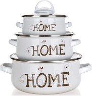 BANQUET HOME Coll. Set of Enamel Dishes, 6 pcs - Cookware Set
