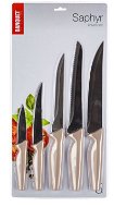 BANQUET SAPHYR Knife Set, 5pcs, Brown - Knife Set