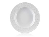 BANQUET  Deep Porcelain Plate SILVIA 22cm, 6 pcs - Set of Plates