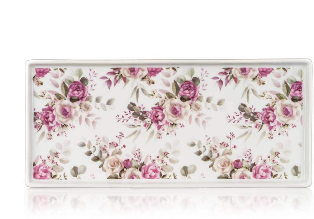 BANQUET ROSE tálca, 27,2×12×1,5 cm, 3 db