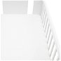 Crib Jersey 120 × 60 white - Cot sheet